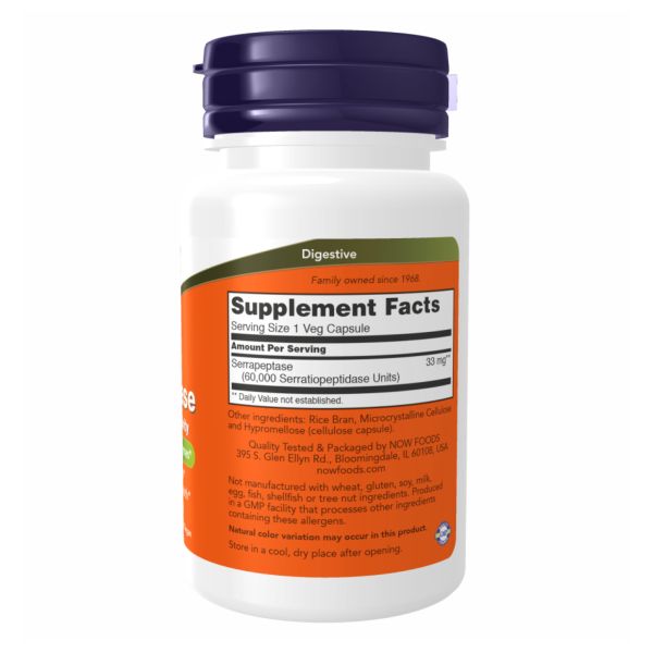 Serrapeptase 60,000 Units – 60 капсул 