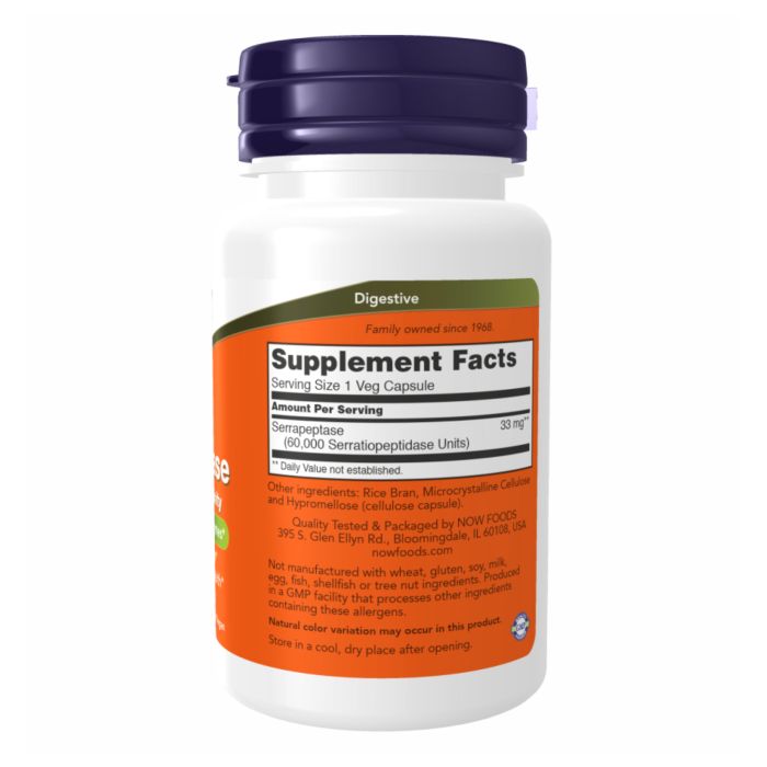 Serrapeptase 60,000 Units - 60 капсул 