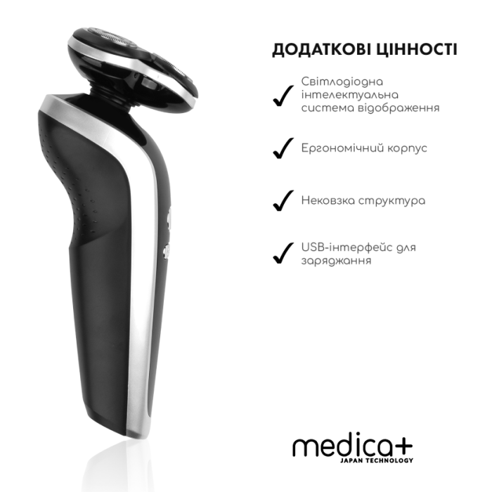 Набір електробритви 4в1 Medica+ Shaver 4v1 + Портативний іригатор Medica+ Prowater Clean 7.0