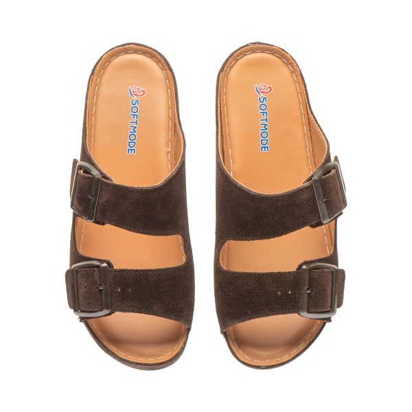 Шльопанці анатомічні жіночі, коричневий (арт.231424), TM SoftMode (Туреччина)
