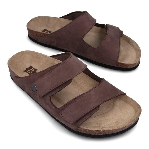Шльопанці ортопедичні чоловічі Daglas, коричневий, 47431, Grubin (Сербія)