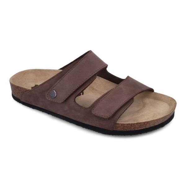 Шльопанці ортопедичні чоловічі Daglas, коричневий, 47431, Grubin (Сербія)