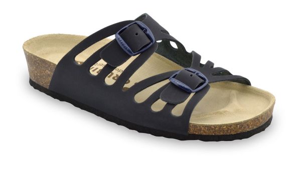 Шльопанці ортопедичні жіночі Derby, Grubin синій