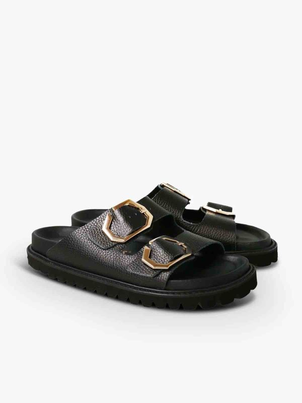 Шльопанці ортопедичні жіночі Galia, чорний, G106270, TM Genuins (Іспанія)