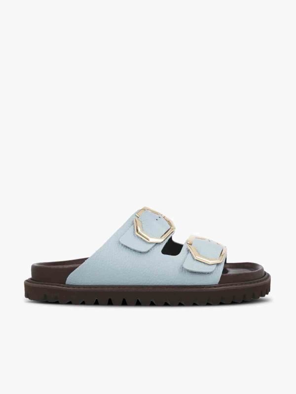 Шлепанцы ортопедические женские Galia, голубой, G106275, TM Genuins (Испания)