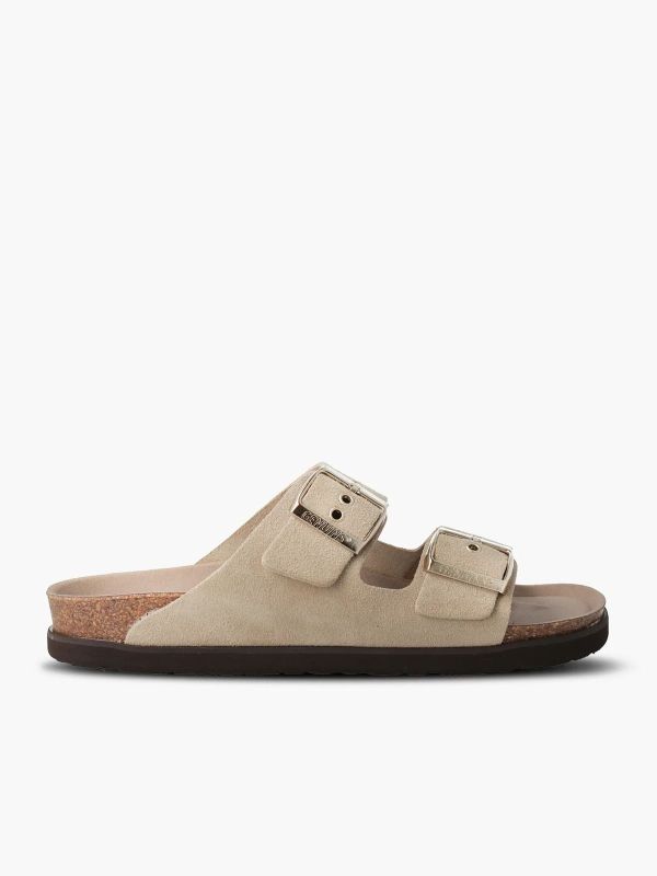 Шльопанці ортопедичні жіночі Hawaii, св.бежевий/велюр, G104350, TM Genuins (Іспанія)