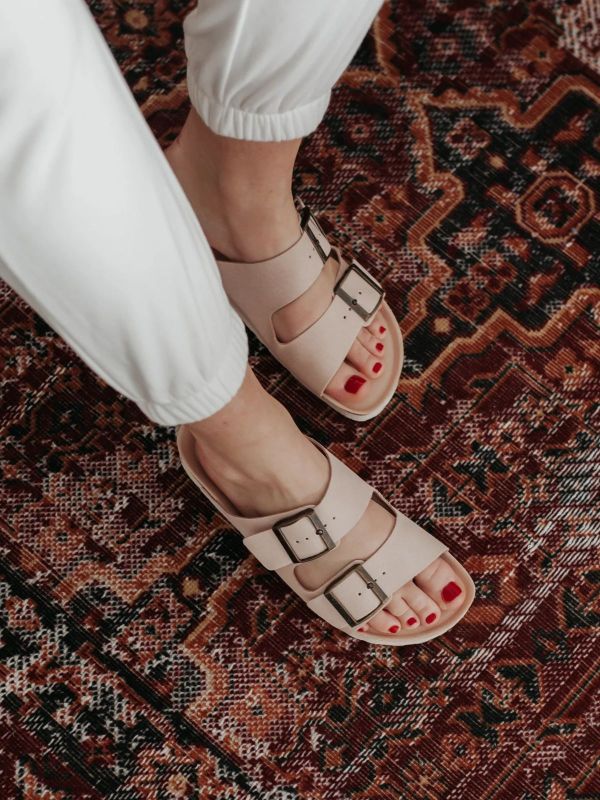 Шлепанцы ортопедические женские Hawaii Vegan, св.бежевый, G106257, TM Genuins (Испания)