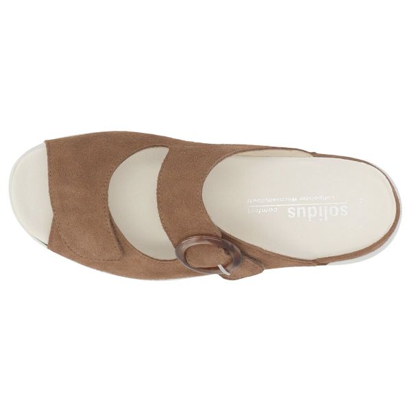 Шльопанці жіночі Hannah, карамельний (арт. 7 75035 30822), Solidus