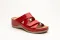 Жіночі шльопанці Leon Червоний 906-red ортопедія