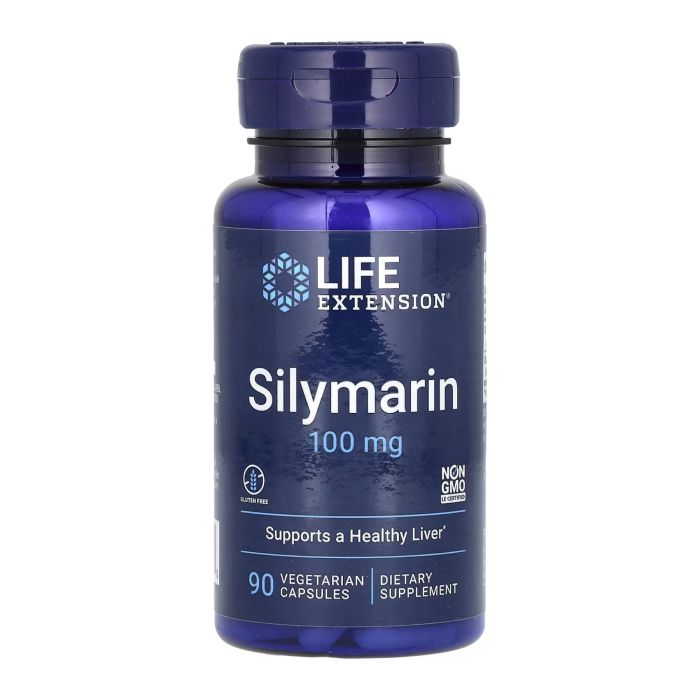 Silymarin Силімарин із цитрусовими флавоноїдами — для здоров’я печінки 100 mg - 90 veg caps (До 12.25)
