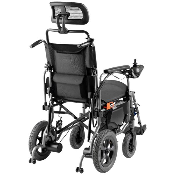 Складная электротележка с раскладной спинкой и подголовником OSD-D130HL