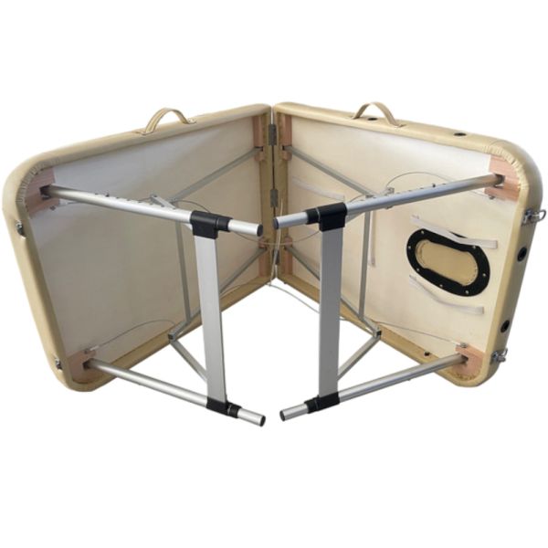 Алюмінієвий складаний масажний стіл (2 секції) SMT-AT025