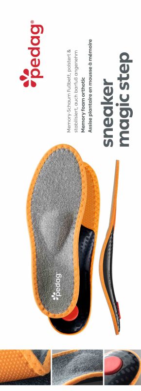 180 нар. 37 SNEAKER MAGIC STEP - стелька каркасна