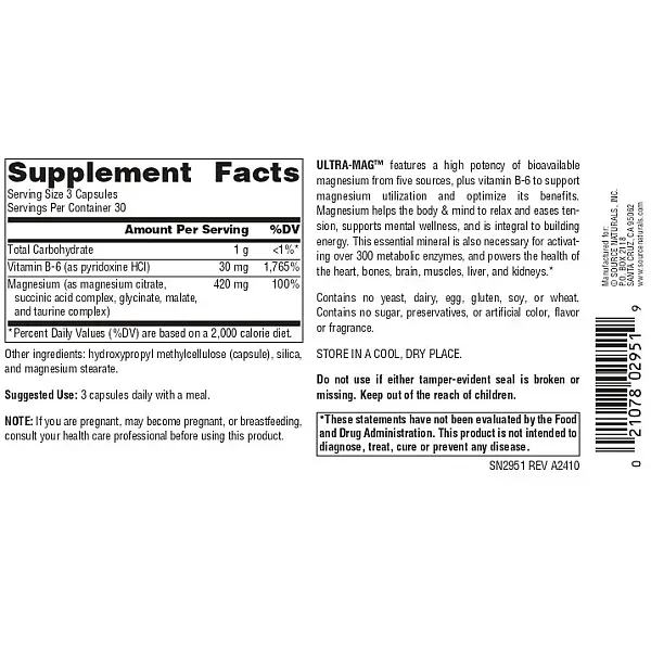 Ультра Маг (Ultra-Mag) 90 капсул