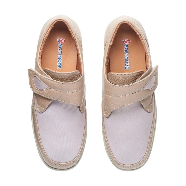 Жіночі анатомічні туфлі, бежевий (арт.1145-G-23), TM SoftMode (Туреччина)