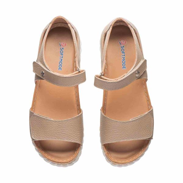 Сандалии анатомические женские, бежевый, (арт.229923), TM SoftMode (Турция)