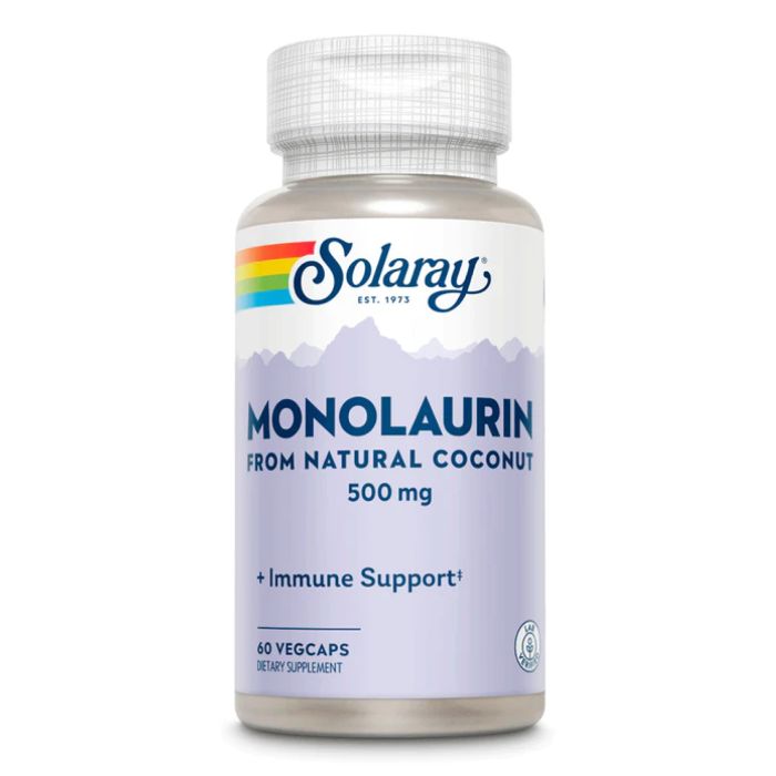 Monolaurin 500 mg – 60 VegCaps для підтримки імунітету та здоров’я кишківника