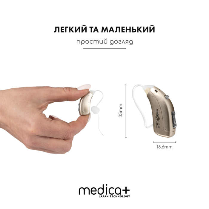 Набір універсального Тонометру Medica+ LUX CardiControl X + Універсальний слуховий апарат Medica+ Sound Control 15