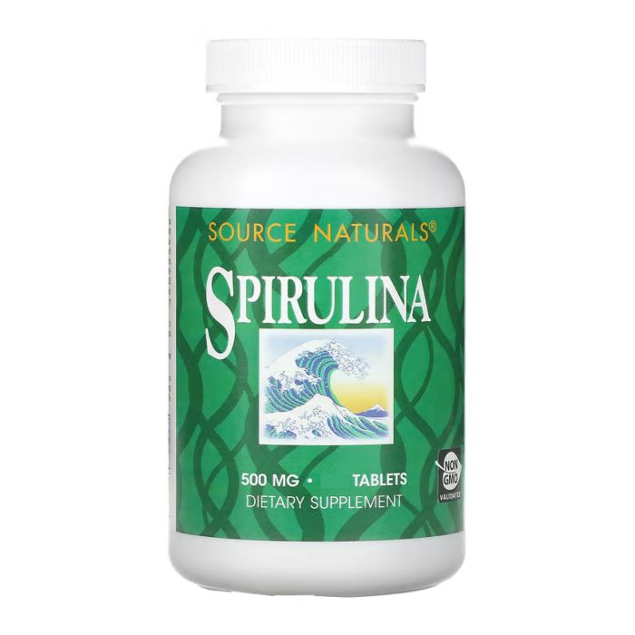 Spirulina 500mg - 100 tabs (Пошкоджена банка)