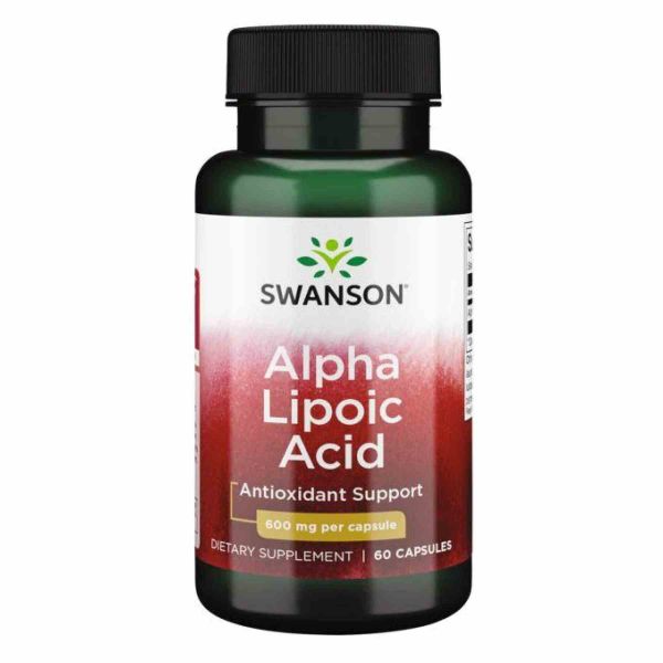 Спец Витамины Swanson Alpha Lipoic Acide 600mg - 60cap
