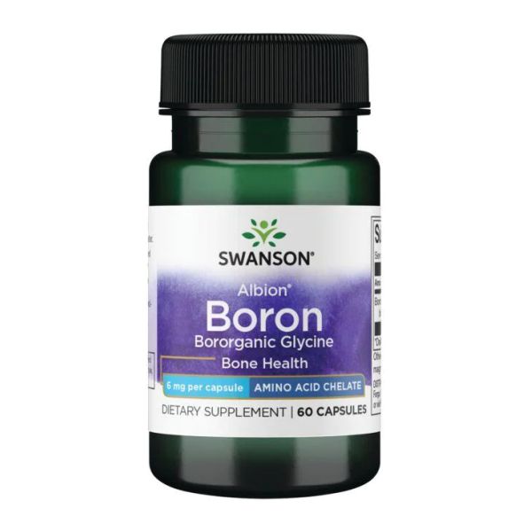 Бор Swanson Boron Boroganic Glycine 6mg - 60caps