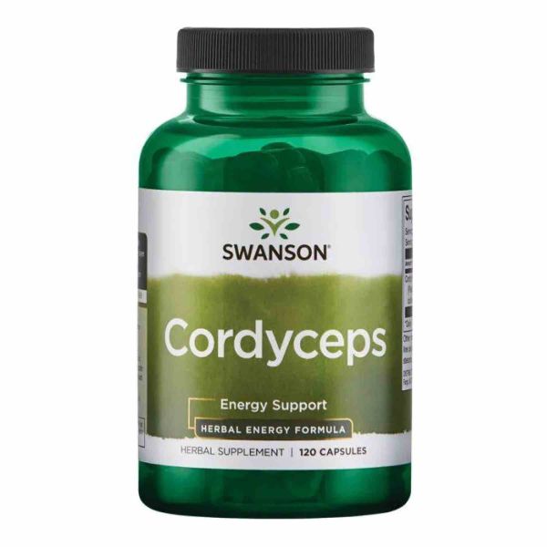 Swanson, кордицепс, Cordyceps 600 mg - 120 Capsules