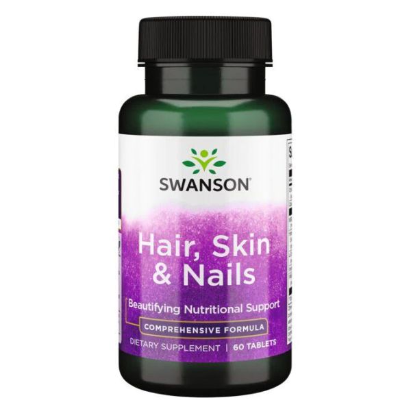 Swanson Hair, Skin & Nails – Комплекс для красоты кожи, волос и ногтей - 60tab Swanson Hair, Skin & Nails – Комплекс для красоты кожи, волос и ногтей - 60tab