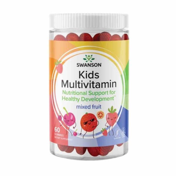 Витаминно-минеральный комплекс для детей Swanson Kids Multivitamin - 60 gummies Mixed fruit