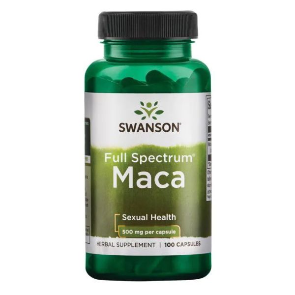 Swanson Maca Root – Мака для сексуального тонуса и гормонального баланса 500 мг - 100 Caps
