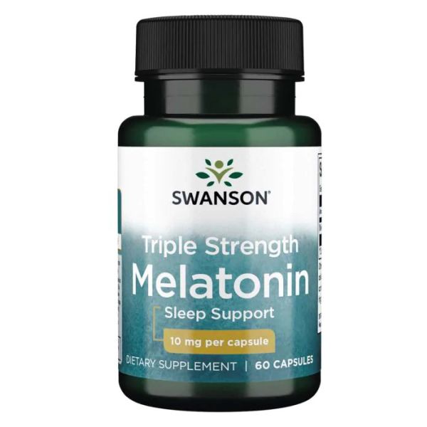 Мелатонин Swanson, Melatonin 10 mg - 60 Caps
