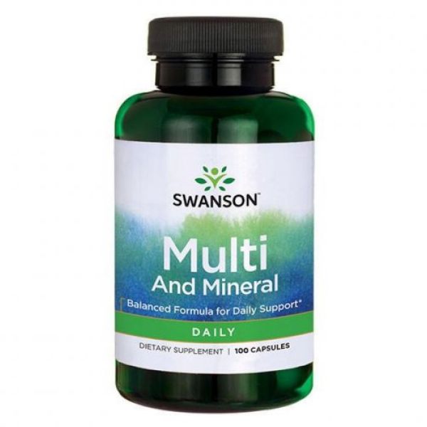 Swanson Multi and Mineral Daily – Комплекс вітамінів і мінералів для здоров’я - 100 caps