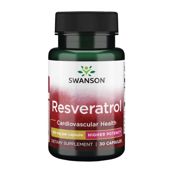 Swanson, ресвератрол, Rezveratrol 250mg - 30caps