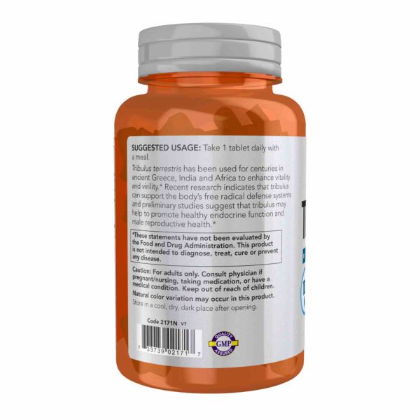 Tribulus 1000 мг NOW — Підтримка чоловічого здоров’я та енергії - 180 tabs