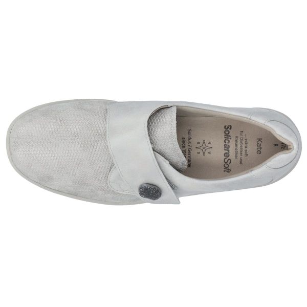 Туфли демисезонные женские Kate, св.серый/стрейч (арт.7 29506 20720), Solidus (Германия)