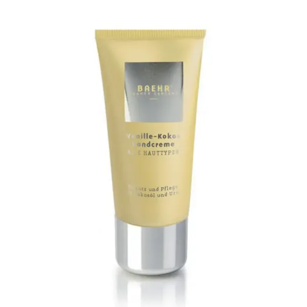 Крем для рук ваніль, масло кокоса та сечовина, Baehr - 75 мл Крем для рук ваніль, масло кокоса та сечовина, Baehr - 75 мл