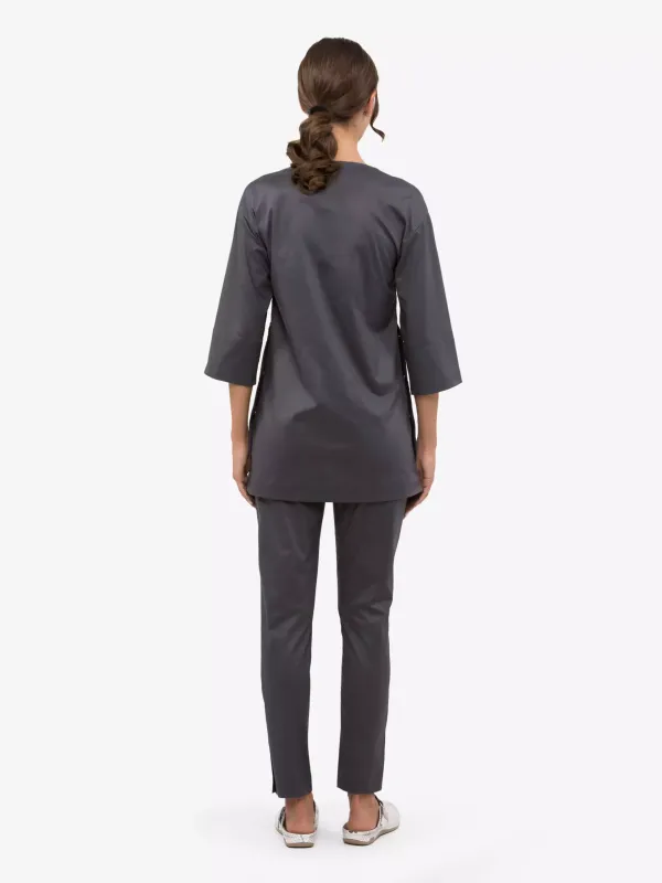 Венді Медичний Костюм Графіт