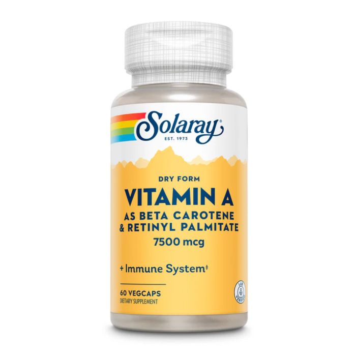 Vitamin A Dry Form 7600mcg - 60 caps