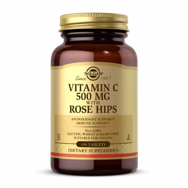Vitamin C 500mg with Rose Hips - 100 tabs Vitamin C 500mg with Rose Hips - 100 tabs