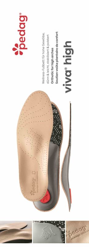 VIVA® HIGH PEDAG 189 - ОРТОПЕДИЧЕСКИЙ КАРКАСНЫЙ Стелька-СУПИНАТОР