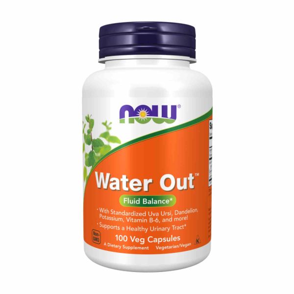 NOW Water Out™ – підтримка здоров’я сечовивідних шляхів та балансу рідини - 100 vcaps