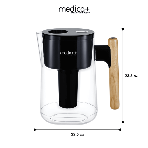 Фільтр-глечик для води 2,4 л MEDICA+