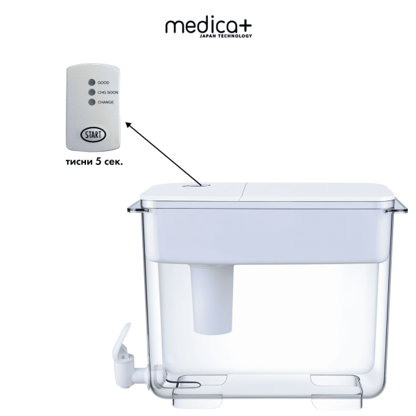 Фільтр для води з дозатором MEDICA+ (White)