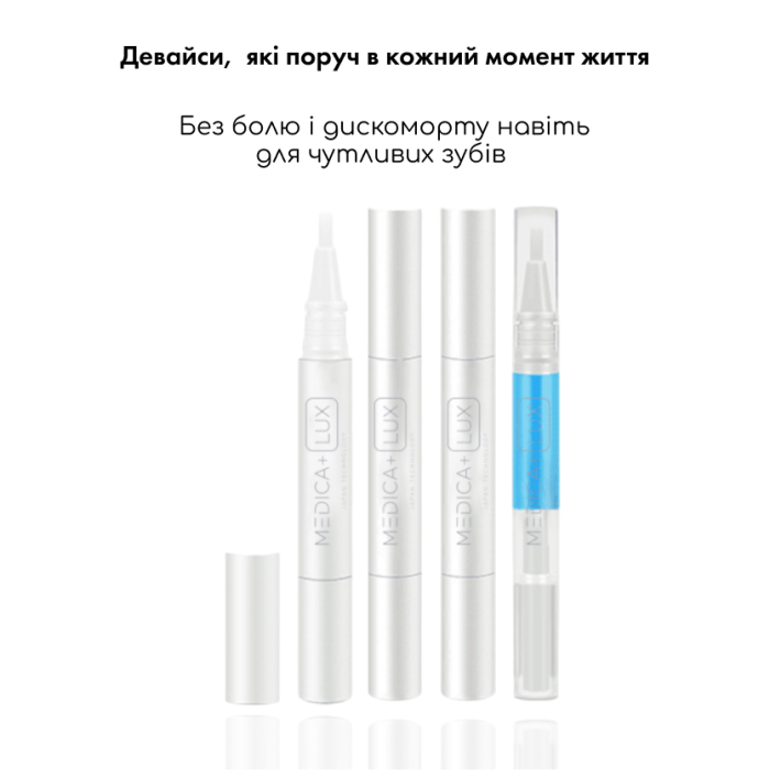 Відбілювальна капа для зубів Medica+ WhitePearl 10X White