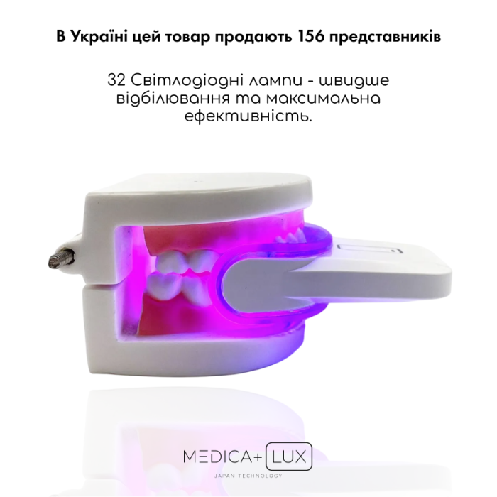 Відбілювальна капа для зубів Medica+ WhitePearl 10X White