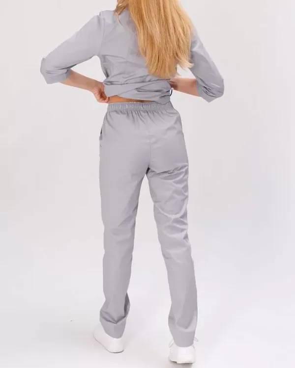 Женский медицинский костюм Элизабет цвет серый