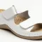 Жіночі шльопанці Leon Білий 905-white ортопедія