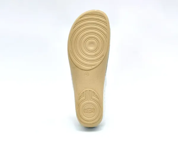 Жіночі шльопанці Leon Срібний 909-silver ортопедія