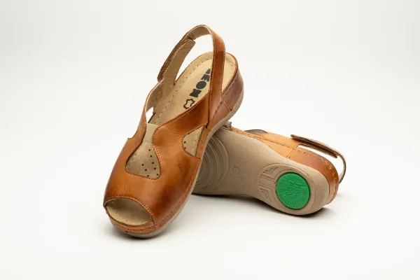 Женские сандалии Leon Коричневый 924-brown ортопедия