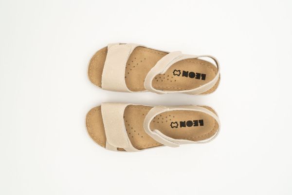 Жіночі сандалії Leon Бежевий 935-beige ортопедія