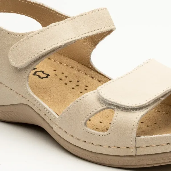 Женские сандалии Leon Бежевый 935-beige ортопедия